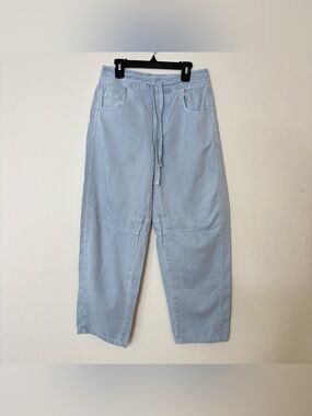 YFB Young Fabulous Draw String Broke Barrel Jeans size XS
